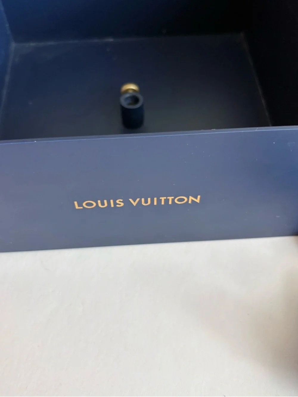 Louis Vuitton Navy and Gold Ornamental Hot Air Balloon Sculpture Ikebana Vase - Picture 5 of 11